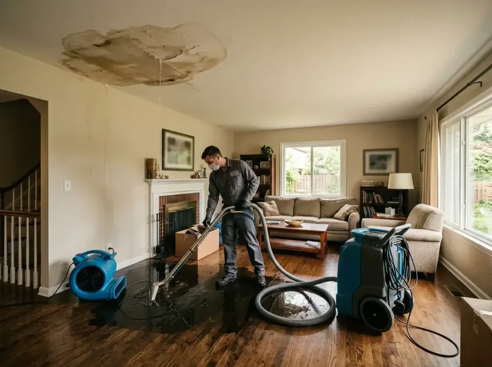 attic-pipe-burst-ceiling-drip-008 — frequently asked questions, Water Damage Restoration & Carpet Care in Portsmouth, VA